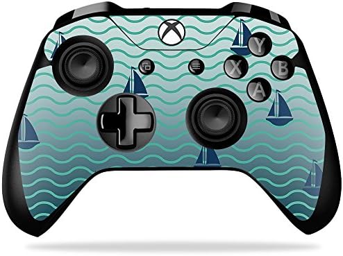 Корица MightySkins, съвместима с контролер Xbox One X - Гладко плаване | Защитно, здрава и уникална Vinyl стикер | Лесно се нанася, се