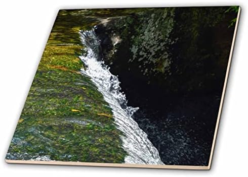 На снимката 3dRose близък план е показан на горния край на водопада - Плочки (ct_350403_1)