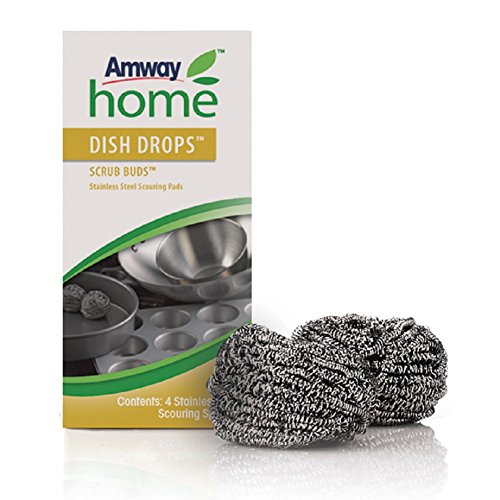 Почистващи кърпички Amway Home Clean Scrub Рецептори от Неръждаема Стомана, 1 Кутия с 4 бр.