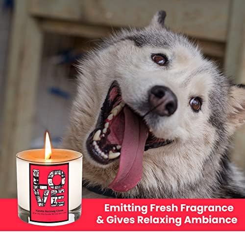 Свещ за кучета Aroma Paws Memorial – за да Увековечават паметта на домашни любимци, Кучета – Памук фитил ръчна изработка – Соев восък