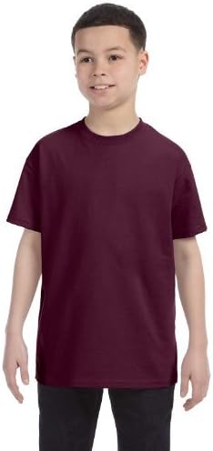 Тениска с кръгло деколте Hanes Youth ComfortSoft с Плосък Долния ръб