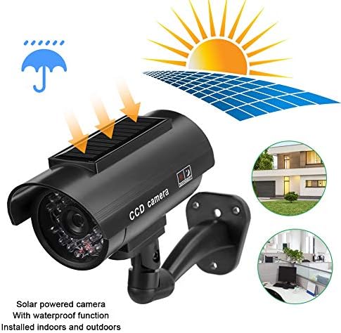 Имитативната Камера, Работеща със Слънчева енергия Водоустойчив Имитативната Фалшив Камера за Сигурност Фалшива Камера с