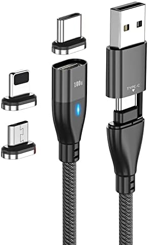 Кабел BoxWave, който е Съвместим с Simbans PicassoTab XL (11,6 инча) - Кабел за зареждане MagnetoSnap PD AllCharge (100 W), кабел