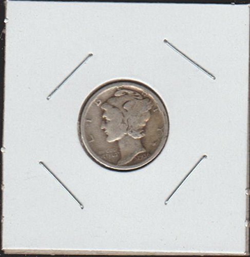 1936 D Крилат главата на Свободата или Меркурий (1916-1945) Изборът за десет цента.