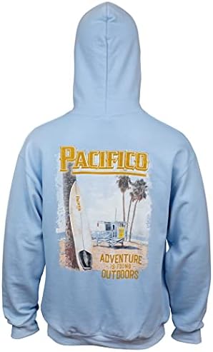 Hoody Calhoun Sportswear Pacifico Adventure is Out There с плажни принтом Отпред и отзад