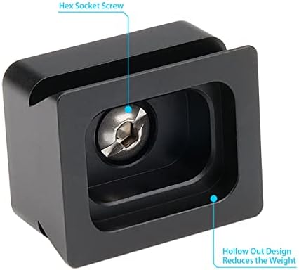 Скоба за Метален адаптер Видеокамери DSLR с Крепежным винт 1/4 за Оптичен телескоп Finderscope Finder Scope База като Ласточкиного