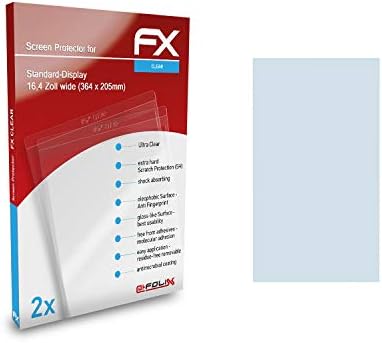 Защитно фолио atFoliX за екрана, съвместимо със стандартно защитно фолио за екрана ширина 16,4 инча (364 x 205 mm), ултра-Прозрачно