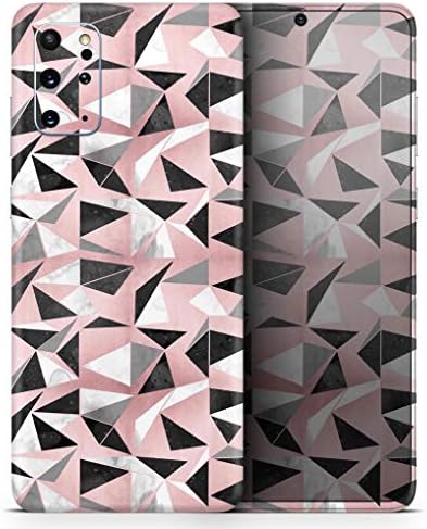 Дизайн Skinz Karamfila Мрамор и розово злато v13 Защитно Vinyl стикер Амбалажна филм Калъф е Съвместим с Samsung Galaxy S20