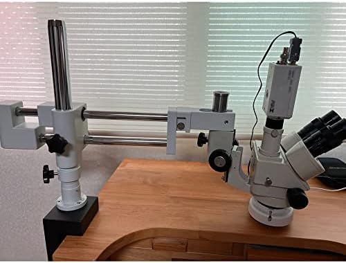 JAHH Универсален Двоен Бум на Лабораторен и Промишлен Увеличение Тринокулярный Стереомикроскоп Поставка Притежателя Скоба Скоба 76 мм Аксесоари