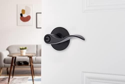BRINKS – Лост на входната врата с преходна ключ, матиран черен - Предназначена за традиционните домове и домове за преходен тип и органично