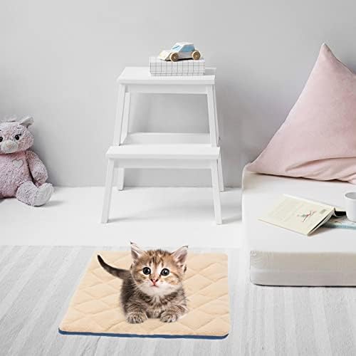 Подложка за котешки легла BINGPET - Комплект от 4 Меки Флисовых Постелки за сън, Противоскользящий Подложка за домашни котки,
