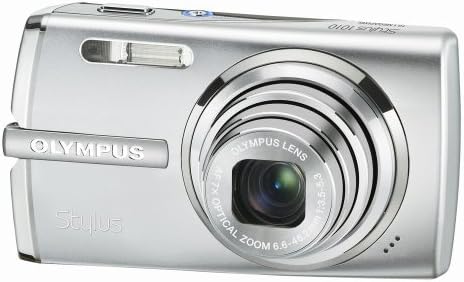 Цифров фотоапарат Olympus Stylus 1010 10,1 Mp с 7-кратно оптично двойно увеличение, стабилизированным изображение (син)