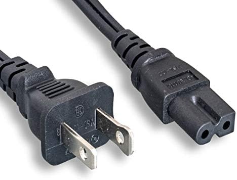 Захранващ кабел Monoprice - 10 метра - Черно | с поляризация от NEMA 1-15П до поляризация на стандарта IEC 60320 C7, 18AWG, 10A, 125 В