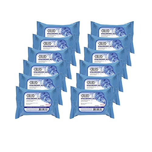 Callas Нови Почистване кърпички за отстраняване на грим с витамин С (30 парчета по 12 броя в опаковка)