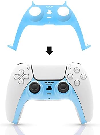Аксесоари за контролер PS5 Син цвят, Лицева панел на контролера PS5 Синьо и обвивка контролер PS5 син цвят