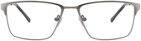 Очила за късогледство с филтри от умора MEDOLONG Blue Ray В метална рамка За мъже-JS7082(C3, анти-син, 225)