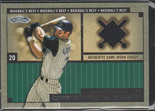 2002 Fleer Showcase Използвана бейзболна картичка Луис Гонсалес Даймондбэкса от Джърси №20