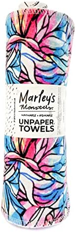 Хартиени Кърпи Marley's Monsters без хартия - 24 ролка, Хартиени Кърпи за Многократна употреба, екологично Чиста, От памук,