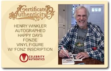 Vinyl фигурка Happy Days Fonzie ПОП с автограф на Хенри Winkler