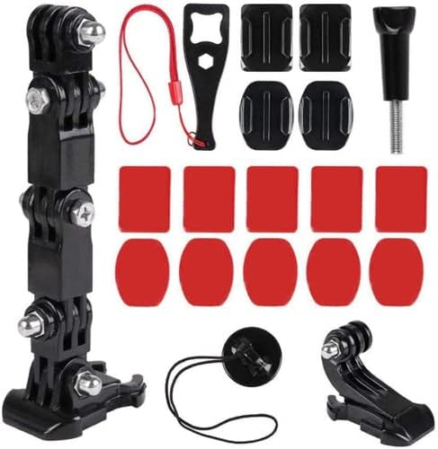 Комплект за закрепване на Брадичката Шлем за Спортна Камера GoPro Hero 6/5/4 Аксесоари Цикличен Двигател