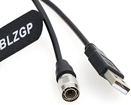 ZBLZGP USB-4-Пинов Штекерный захранващ Кабел Hirose за Звукови устройства Zoom F4 F8 633 644 688 Записващи устройства