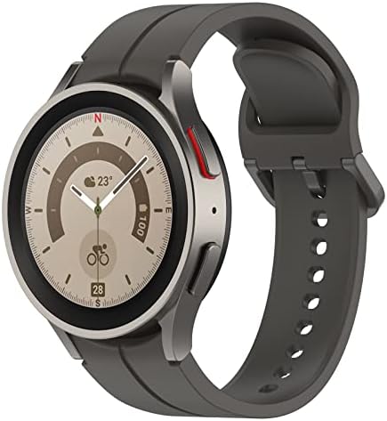 LOKEKE за Samsung Galaxy Watch 5 Pro Силиконов ремък Взаимозаменяеми Силикон каишка за часовник Samsung Galaxy Watch 5 Pro 45 мм/5/4