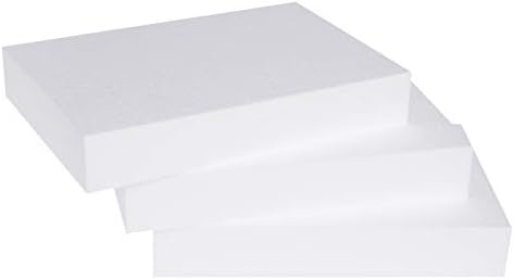 SILVERLAKELLC Silverlake Занаятите Foam Block - 3 опаковки пенополистирольных блокове EPS 8x12x2 за извършване на работи,
