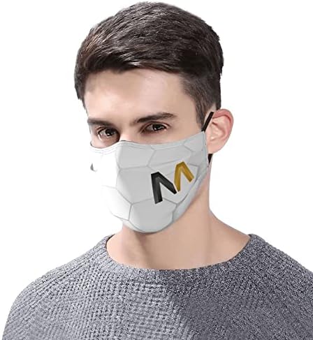 Маска за възрастни с писмото логото на ZALTAS M (2 филтри) за Многократна употреба Тъканни маска Защитават Вашия Устата и лицето От прах,