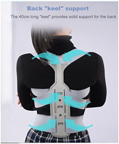 IRDFWH Невидимото ортопедическое устройство за гърдите, Превръзка за гърба, Поддържащ колан, който Поддържа гръбначния стълб, Мъжки