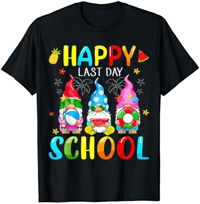 Тениска с Пристъпите на ден Училищна учител и Ученик Happy Last Day of School