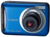 Цифров фотоапарат Canon PowerShot A495 с резолюция 10,0 Mp 3,3-кратно оптично увеличение, 2,5-инчов LCD дисплей (син)