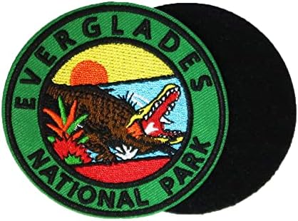 3 Национален Парк Евърглейдс, Бродирана Нашивка с плетене на една кука и Линия, Забавна Нашивка с Мемами, Тактическа Раница със собствените