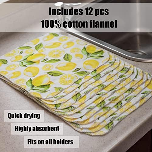 За многократна употреба хартиени кърпи EcoSoul - Супер Впитывающий и моющийся Хвърляне на салфетки без хартия, за дома, кухни и домакински