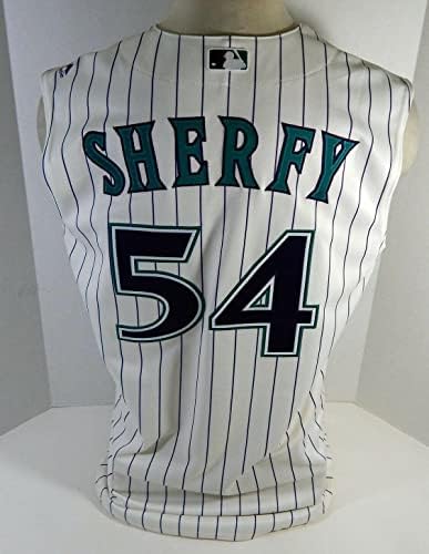2019 Arizona Diamondbacks Джими Шерфи 54 Излиза в играта Бяла риза 2001 TBTC 3 - Използваните В игрите на тениски, MLB