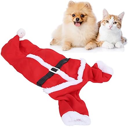 Дрехи за домашни любимци, Просто за Изпиране на Коледно облекло за домашни любимци за активна почивка за Коледа за парти (XL)