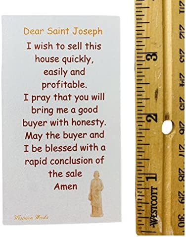 Комплект за продажба и търсене на дом на Св. Йосиф и Св. Антоний Мини-Фигурка с Молитвенными карти за продажба и закупуване