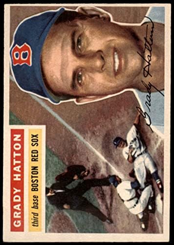 1956 Topps 26 Грейди Хатън на Бостън Ред Сокс (бейзболна картичка), БИВШ играч на Ред Сокс