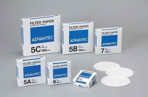 Качествена Беззольная Филтърна хартия Advantec MFS N067,0 см, № 6, с дебелина 0,20 мм (опаковка по 100 броя)