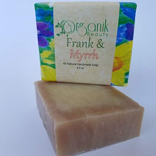 Естествено Веганское сапун Organik Beauty с ливан и Миррой 4,5 грама