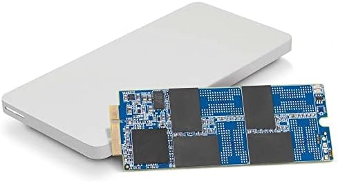 Устройство OWC 500GB Aura Pro 6G 3D NAND Flash SSD е Съвместим с MacBook Pro 2012-началото на 2013 г. с Retina дисплей