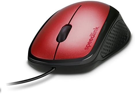 Speedlink Kappa Mouse - 3-бутон на мишка с USB връзка за офис /Домашен офис, 1000 dpi, инсталиране без драйвери, Ергономична форма за игра
