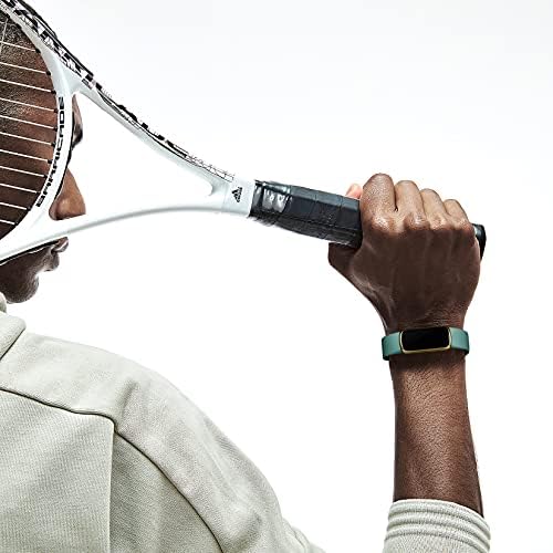 【12 Опаковки】 Мек силикон водоустойчив спортни въжета са Съвместими само с фитнес-тракера Fitbit Luxe