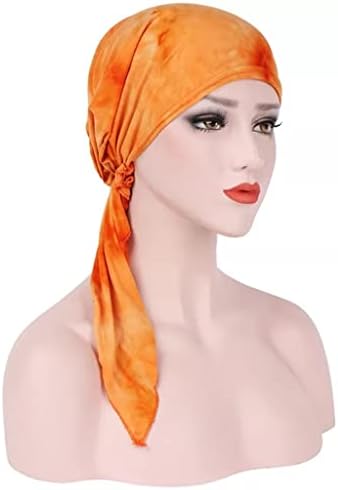SAWQF Женски Hijabs, шапка, шал, шал, шапка, тюрбан на тъканта, шапка, Шапка, Дамски Аксесоари за коса, Шапка-шал (Цвят: 4, Размер:
