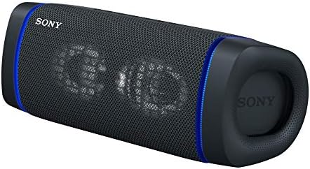 Безжична портативна водоустойчив колона Sony SRSXB33 Extra BASS Bluetooth (черен) комплект с футляром за носене и съхранение