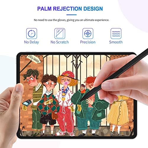 iPad Pencil 2-ро поколение с безжична зареждане, stylus pen за Apple iPad, който е чувствителен към отхвърляне на дланта и наклона, е съвместим с iPad 6/7/8, iPad Pro 11/12,9 инча, iPad Mini 6, iPad Air 3/4/