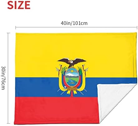 Одеяла за Свободни с Эквадорским Флага, Супер Меко Детско Одеало, вещи от Първа Необходимост, Детско Комфортен Одеяло 30 X 40