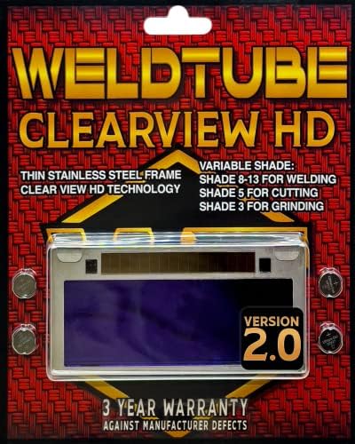 Заваряване обектив WELDTUBE ClearView HD с автоматично затъмняване, версия 2.0