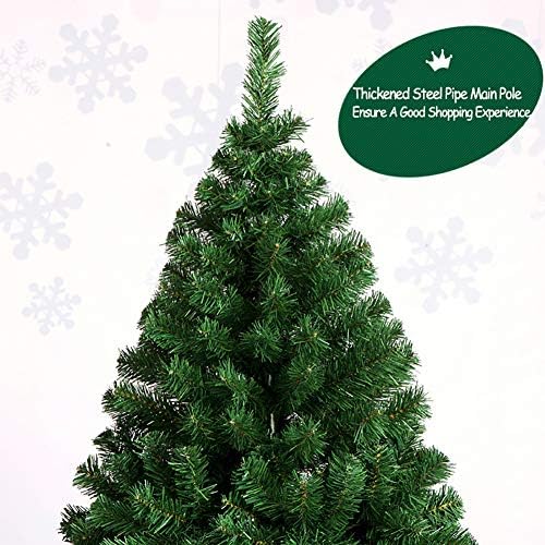 Изкуствена Коледна елха DULPLAY Premium от Смърч на панти, 400 Накрайници, 5 метра, Цели Метална Поставка, Екологично Чист, Сгъваема за