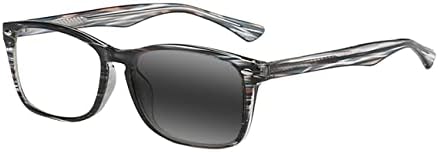 SightPerk Фотохромичните Бифокални Очила За Четене За Жени TR90 С Меки Квадратни Анти-UV Обективи За Четене От Слънцето