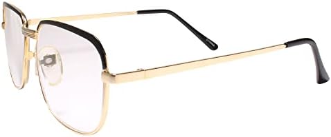 Класически Реколта Очила за четене в Квадратни Златна Рамка на 80-те и 90-те години 2.00